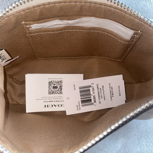 Coach Nolita 19 With Boardwalk Graphic New - Picture 5 of 8